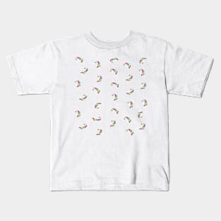 colorful unicorns Kids T-Shirt